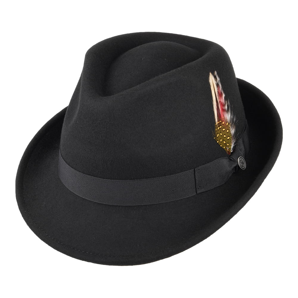Detroit Trilby Hat Black Wholesale Pack – Jaxon & James