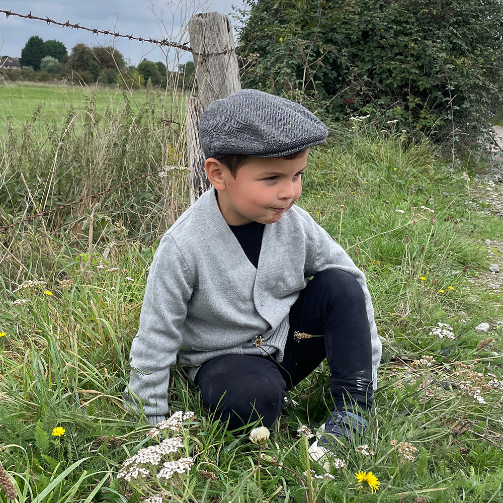 Baby boy herringbone store cap