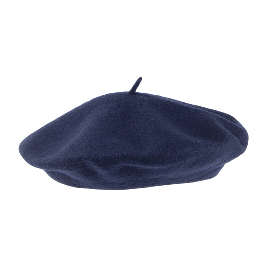 Wool Beret Navy Blue Wholesale Pack