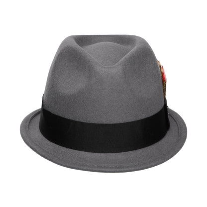 Dekker Crushable Trilby Hat Grey Wholesale Pack