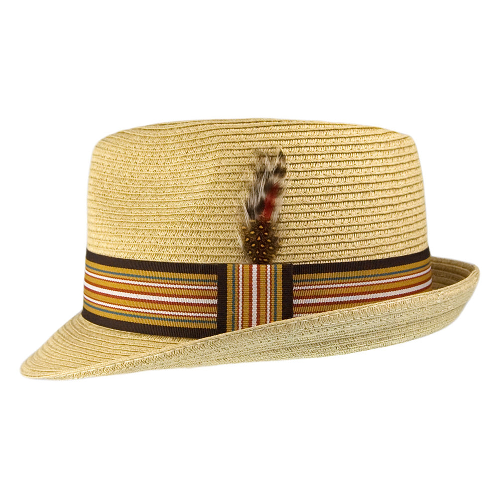 Ridley C-Crown Trilby Hat - Natural