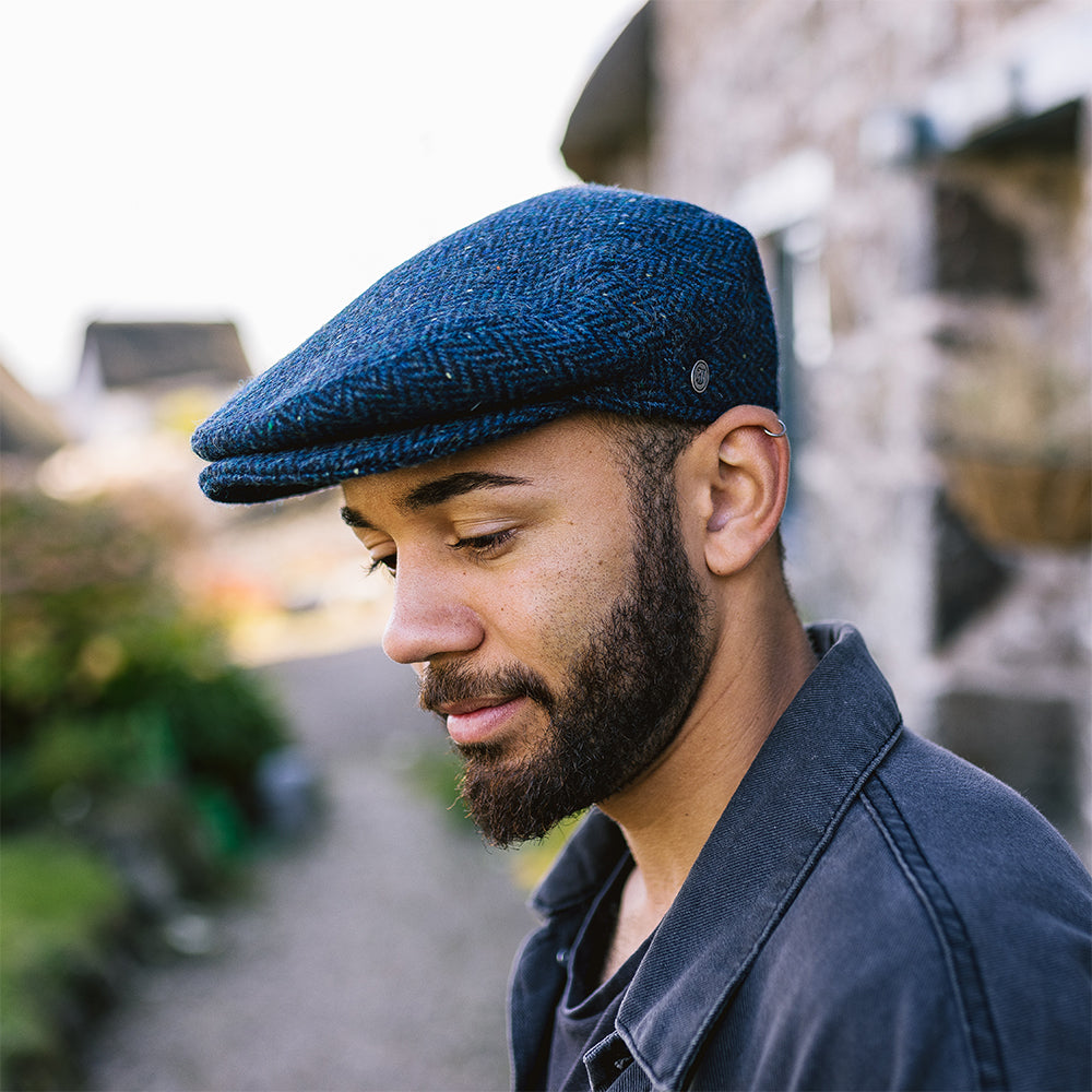 Brooklyn Flat Cap Navy Blue Jaxon James