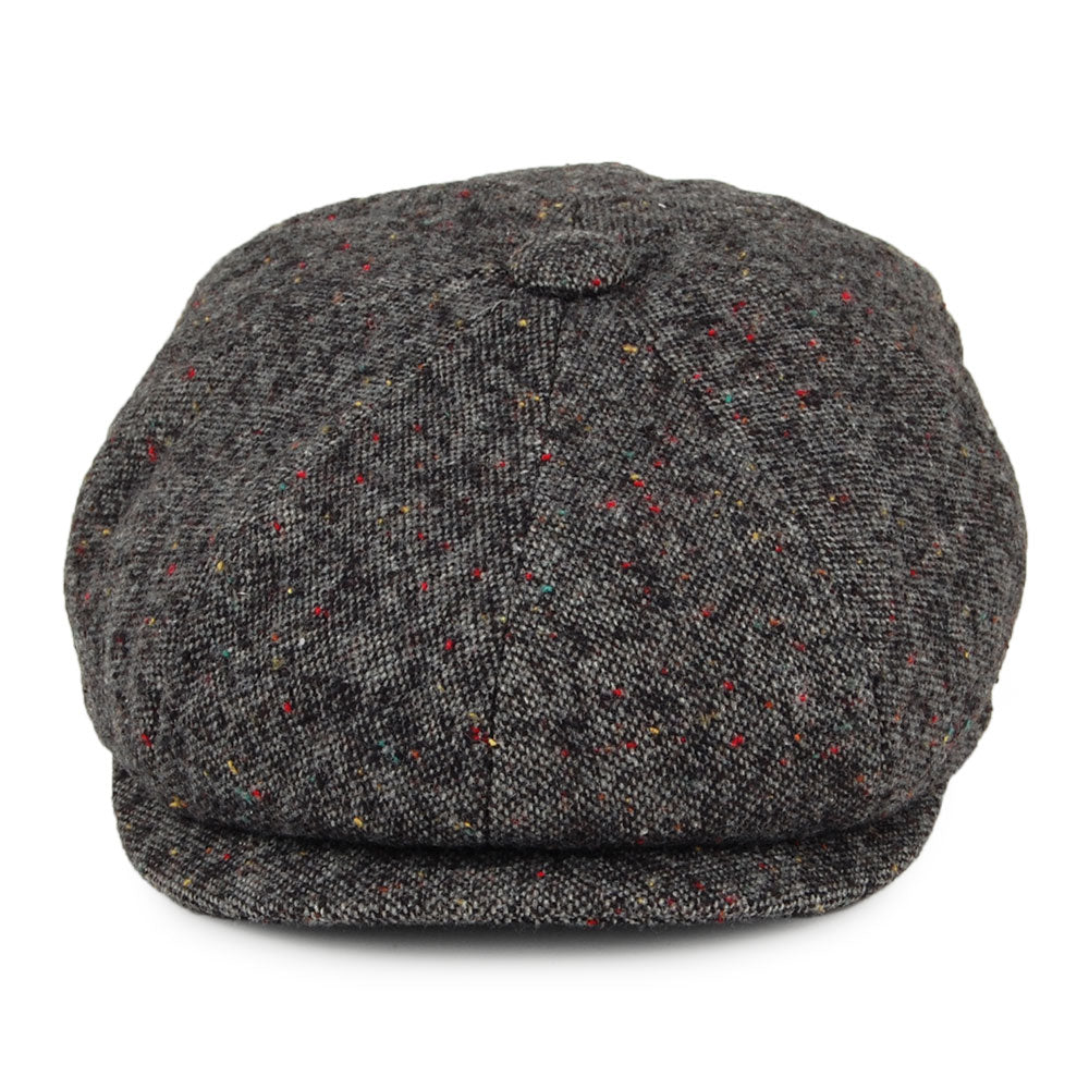 Blackheath Speckled Marl Newsboy Cap - Black-Multi