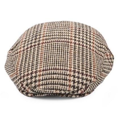 Harris Tweed Locheport Flat Cap - Brown-Tan