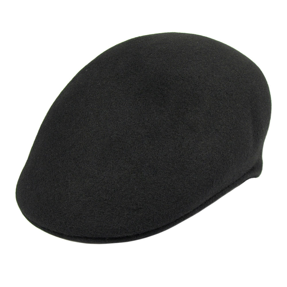 Wool Ascot Cap - Black – Jaxon & James