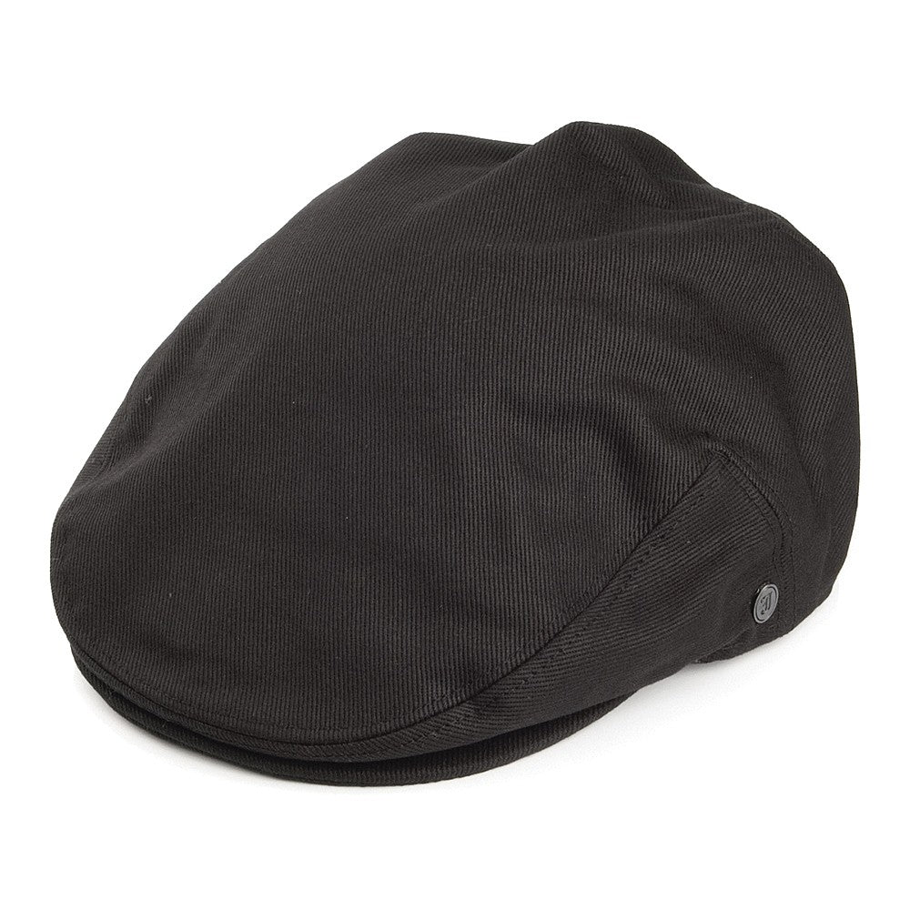 Cotton Flat Cap - Black – Jaxon & James