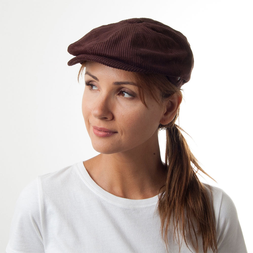 Corduroy discount flat cap