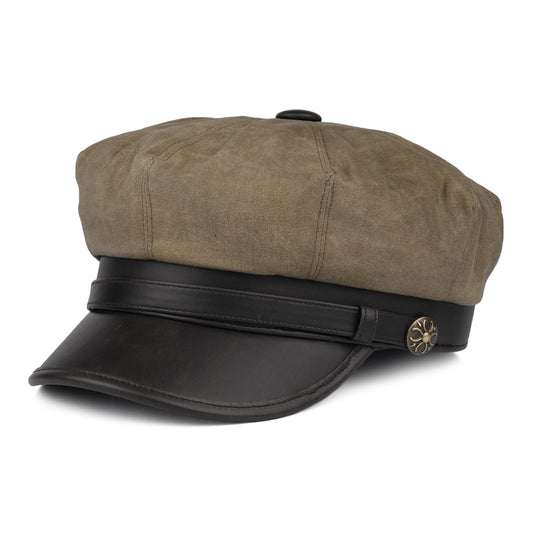 Rebel Motorcycle Cap - British Tan Wholesale