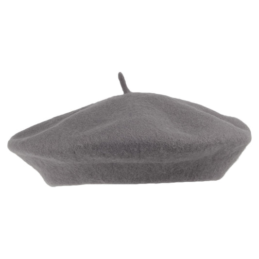 Kids Wool Beret Grey Wholesale Pack